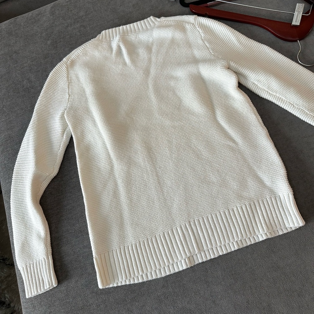 J. Crew Cream Crew Neck Sweater